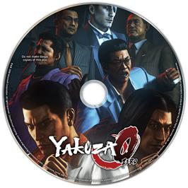 Cartridge artwork for Yakuza 0 on the Microsoft Windows.