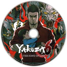 Cartridge artwork for Yakuza 6 - The Song of Life on the Microsoft Windows.