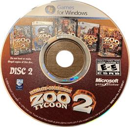 Cartridge artwork for Zoo Tycoon 2 - Ultimate Collection on the Microsoft Windows.