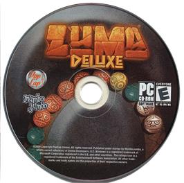 Cartridge artwork for Zuma Deluxe on the Microsoft Windows.