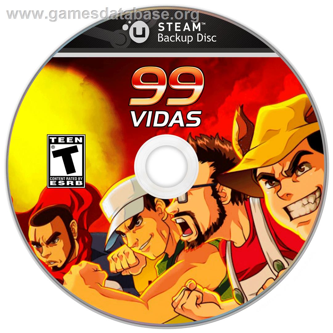 99Vidas - Microsoft Windows - Artwork - Cartridge