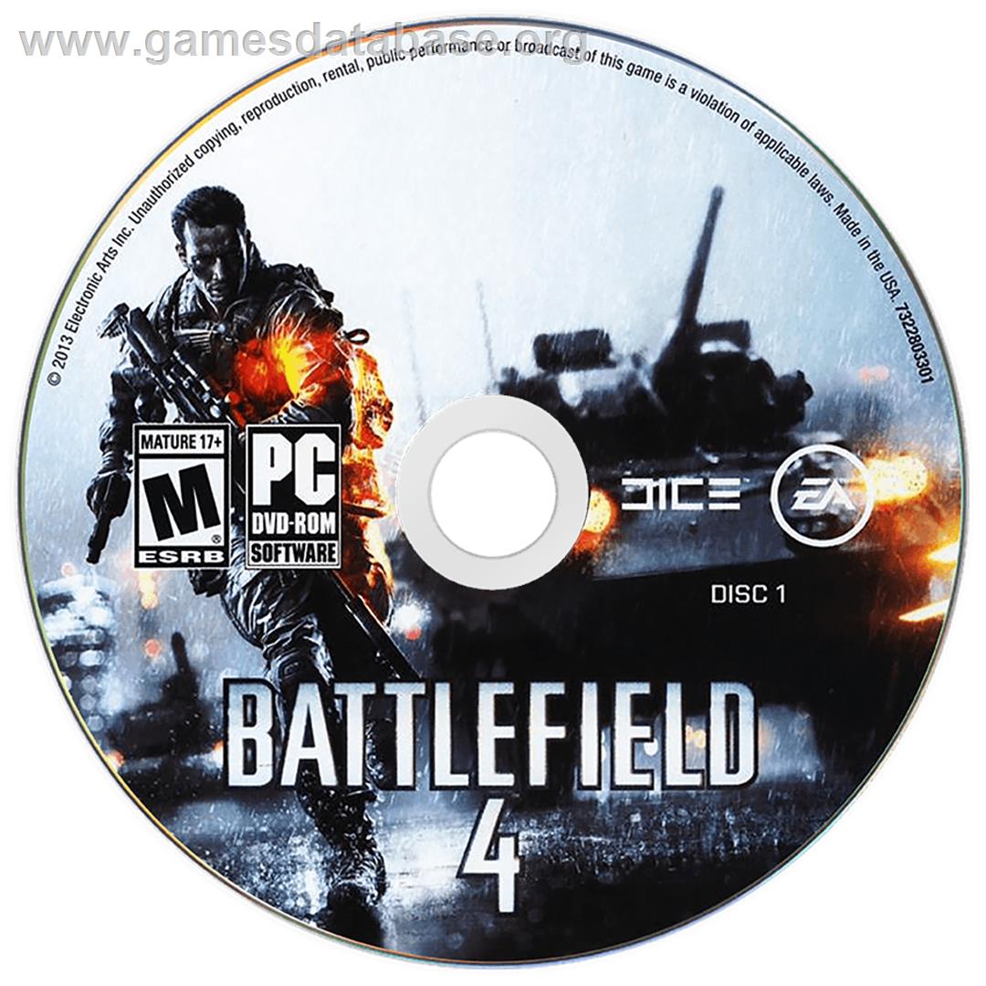 Battlefield 4 - Microsoft Windows - Artwork - Cartridge