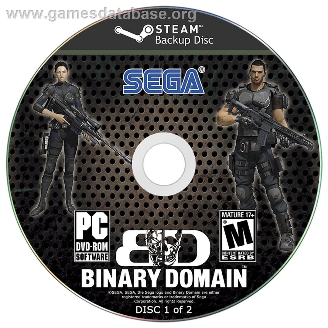 Binary Domain - Microsoft Windows - Artwork - Cartridge