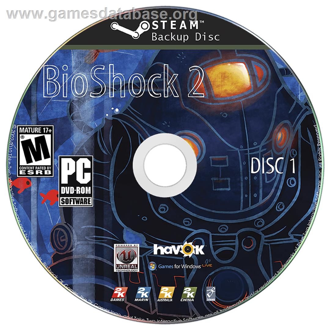 BioShock 2 - Microsoft Windows - Artwork - Cartridge