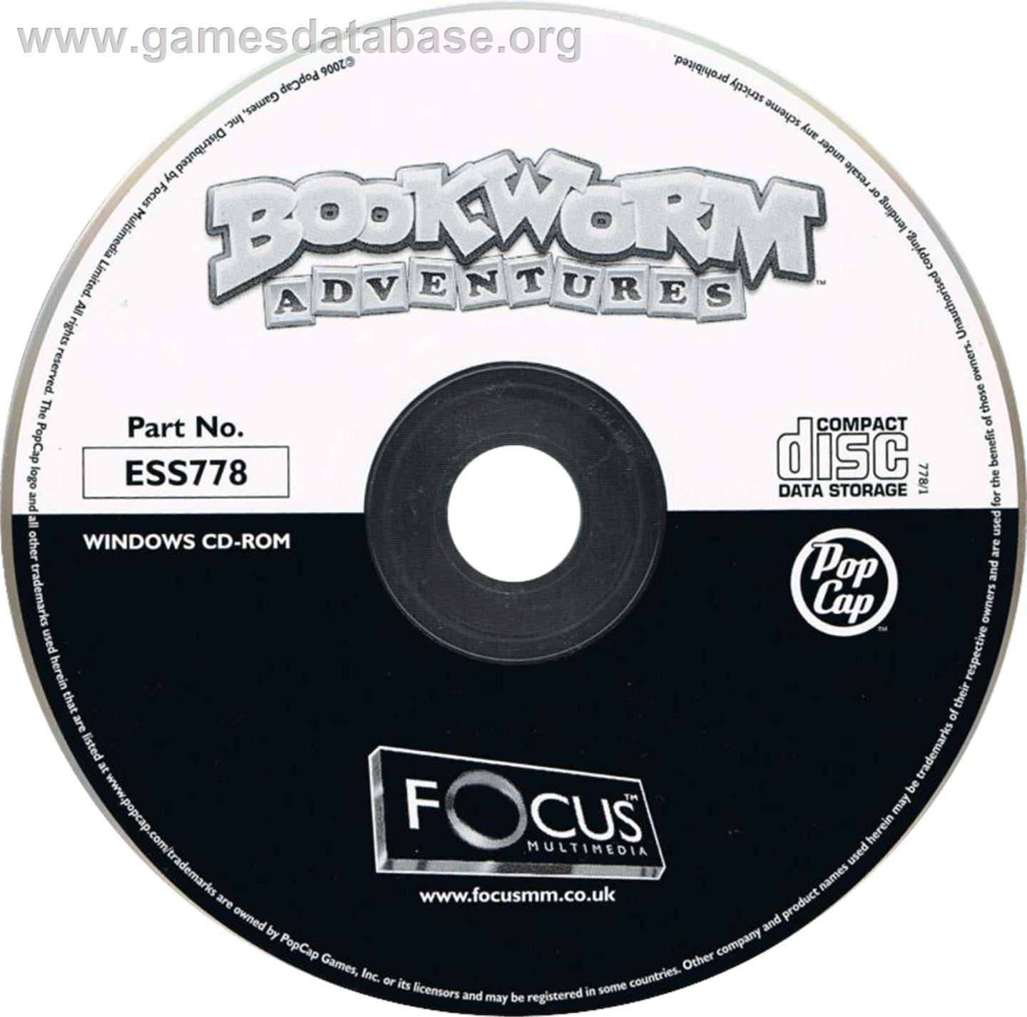 Bookworm Adventures - Microsoft Windows - Artwork - Cartridge