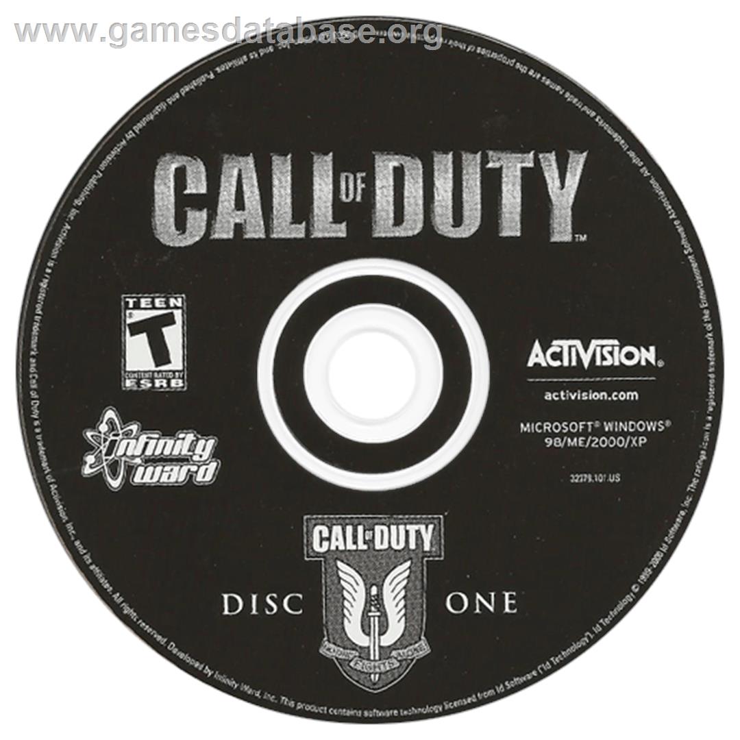 Call of Duty - Microsoft Windows - Artwork - Cartridge