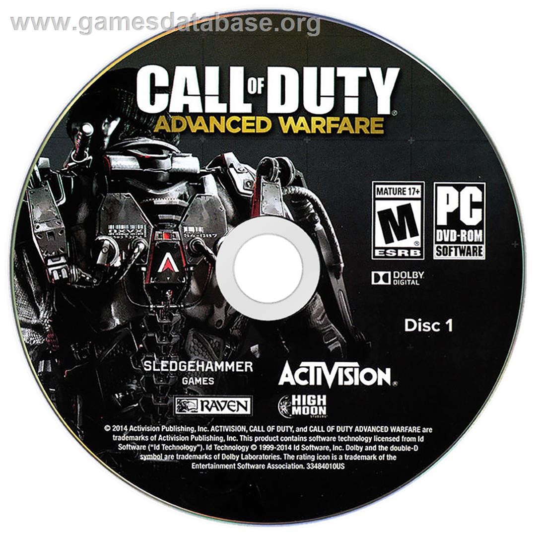 Call of Duty - Advanced Warfare (Day Zero Edition) - Microsoft Windows - Artwork - Cartridge