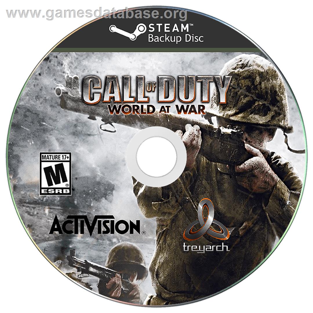 Call of Duty - World at War - Microsoft Windows - Artwork - Cartridge