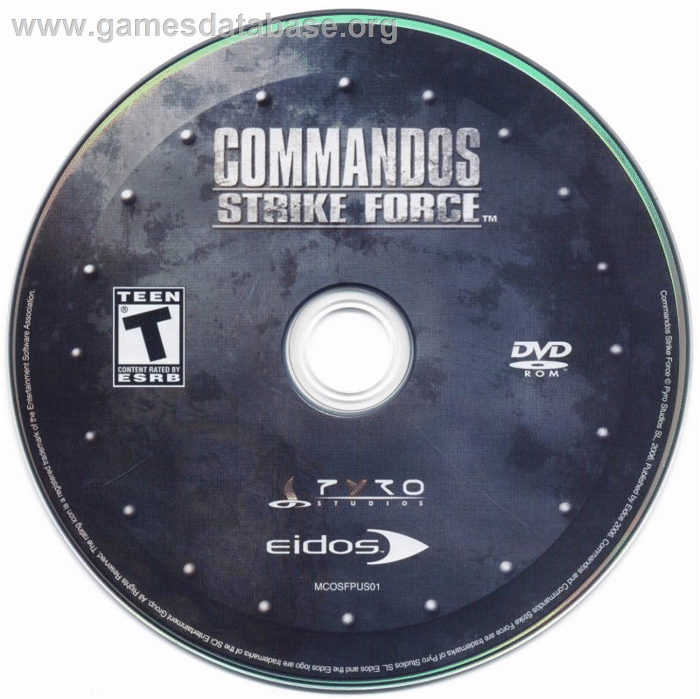 Commandos - Strike Force - Microsoft Windows - Artwork - Cartridge