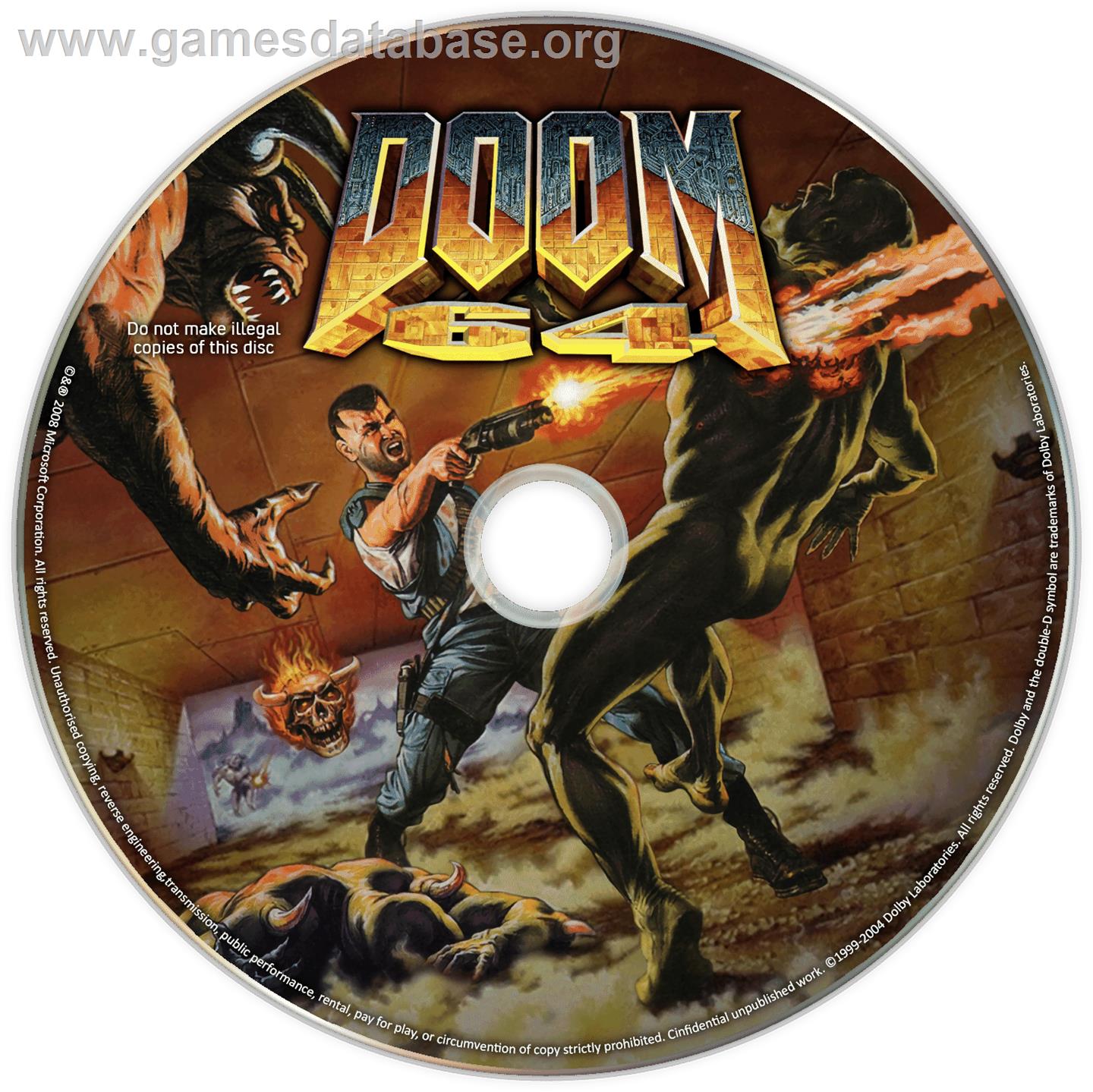 DOOM 64 - Microsoft Windows - Artwork - Cartridge