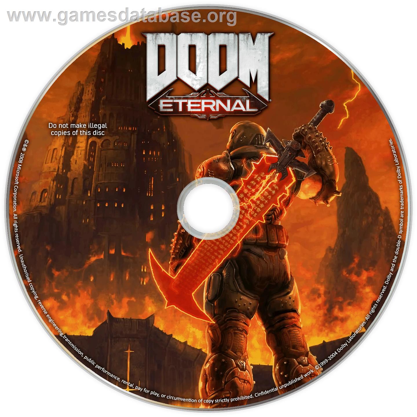 DOOM Eternal - Microsoft Windows - Artwork - Cartridge