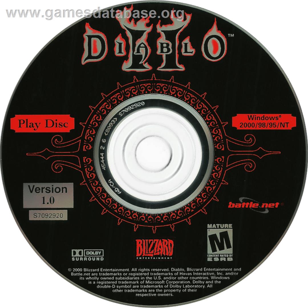 Diablo 2 - Microsoft Windows - Artwork - Cartridge