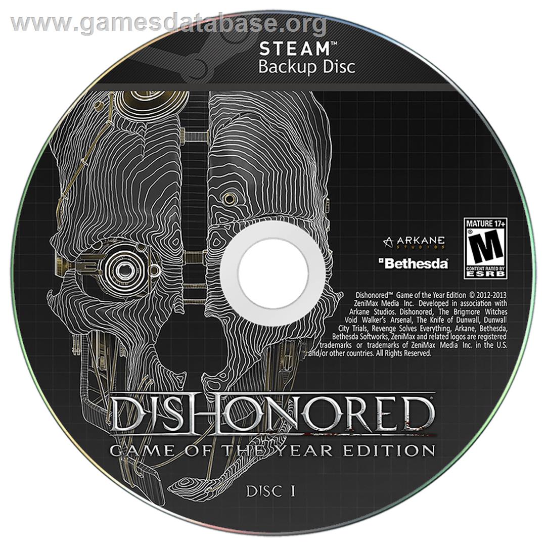 Dishonored - Microsoft Windows - Artwork - Cartridge