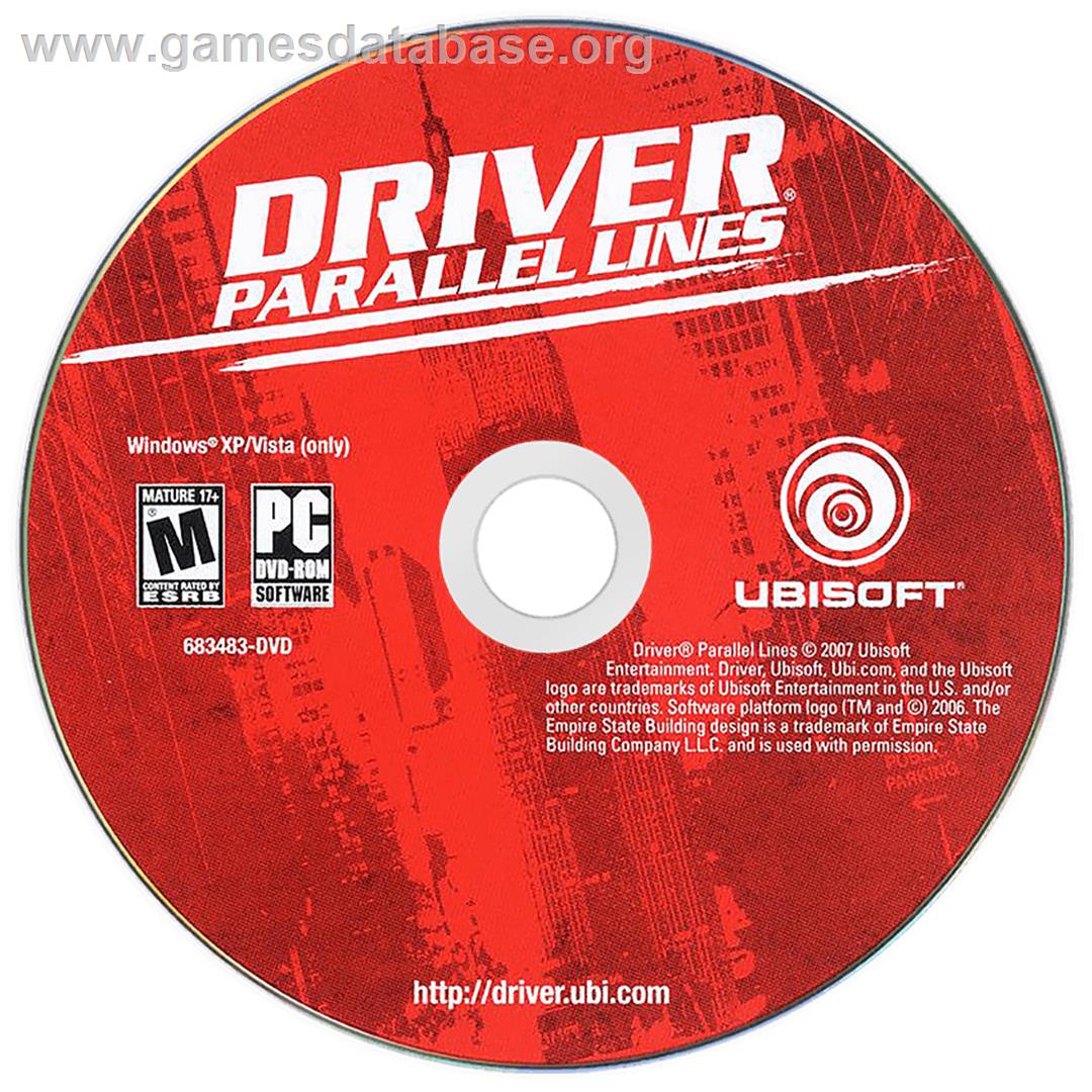 Driver - Parallel Lines - Microsoft Windows - Artwork - Cartridge