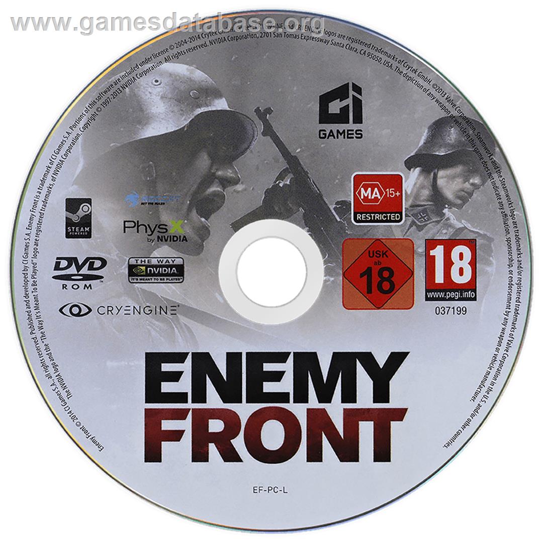Enemy Front - Microsoft Windows - Artwork - Cartridge