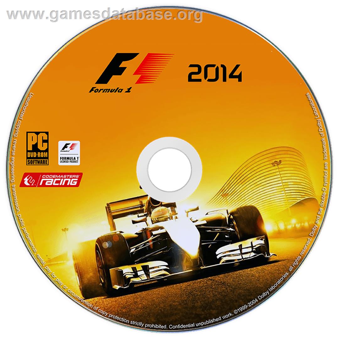F1 2014 - Microsoft Windows - Artwork - Cartridge