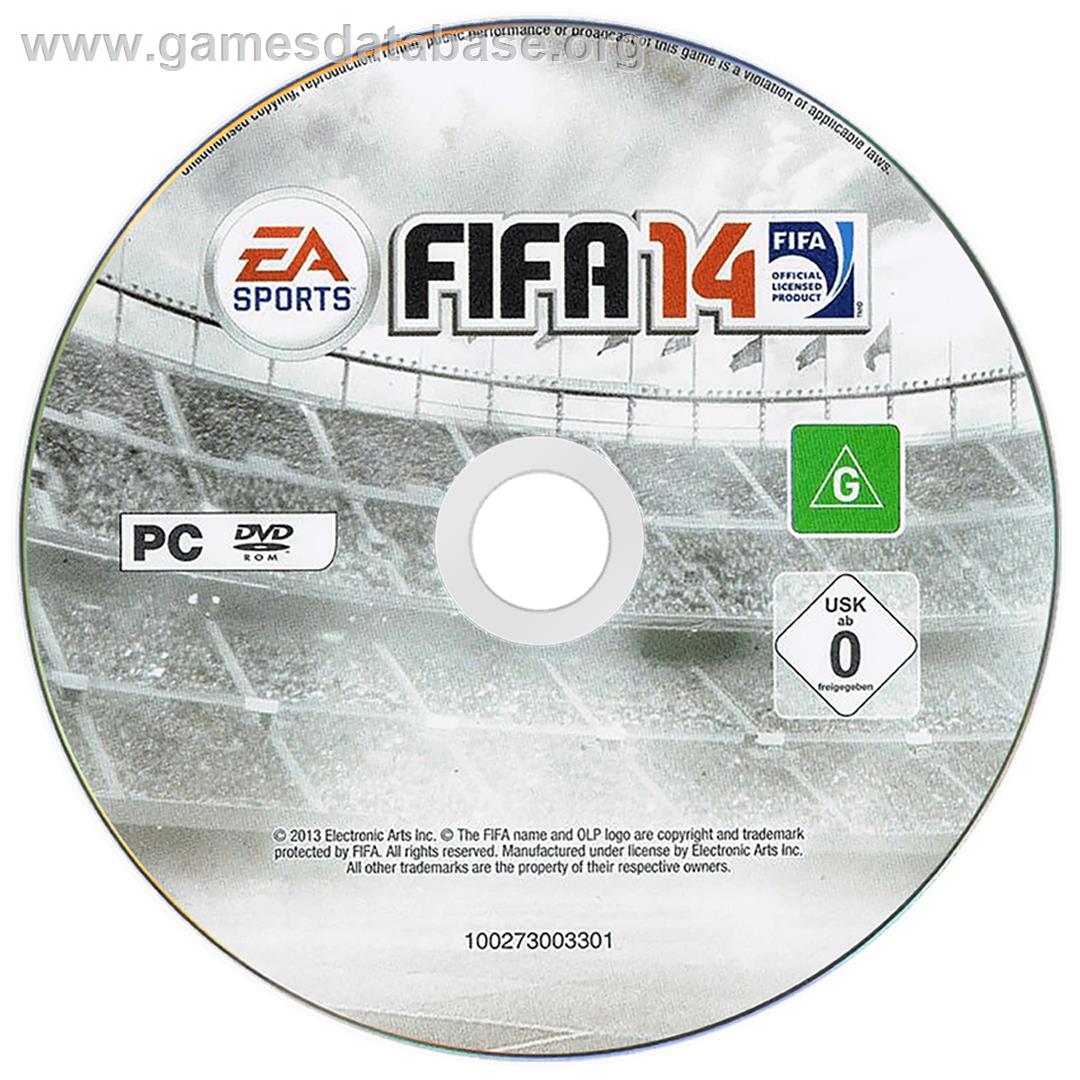 FIFA 14 - Microsoft Windows - Artwork - Cartridge