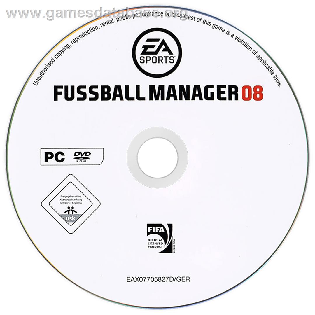 FIFA Manager 08 - Microsoft Windows - Artwork - Cartridge