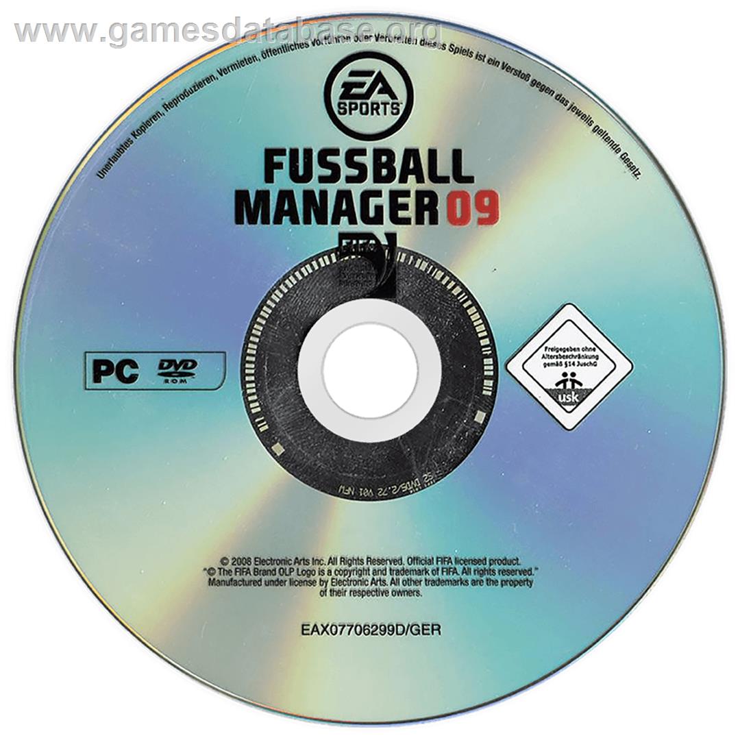 FIFA Manager 09 - Microsoft Windows - Artwork - Cartridge