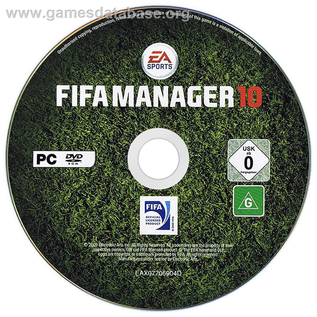 FIFA Manager 10 - Microsoft Windows - Artwork - Cartridge