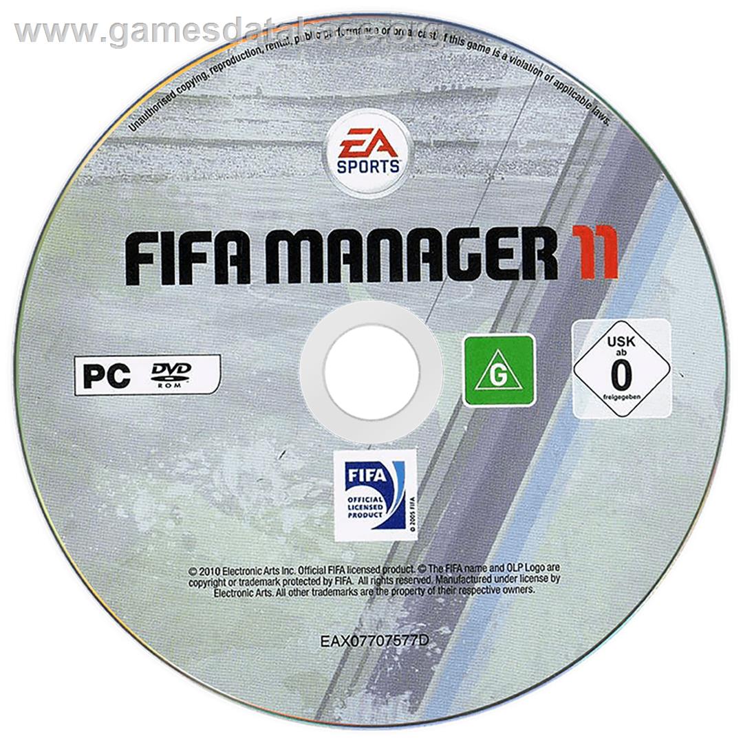 FIFA Manager 11 - Microsoft Windows - Artwork - Cartridge