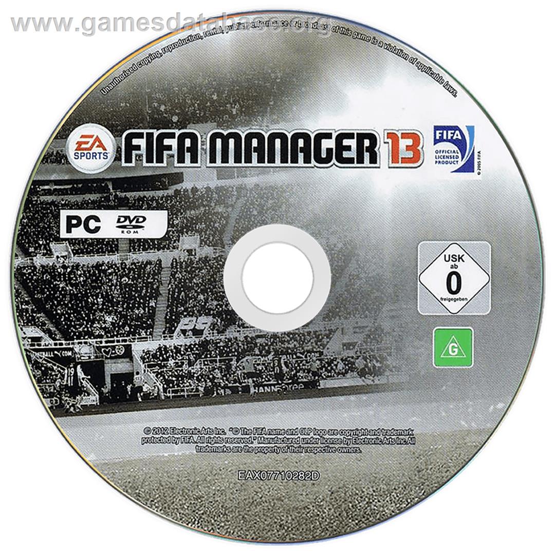 FIFA Manager 13 - Microsoft Windows - Artwork - Cartridge