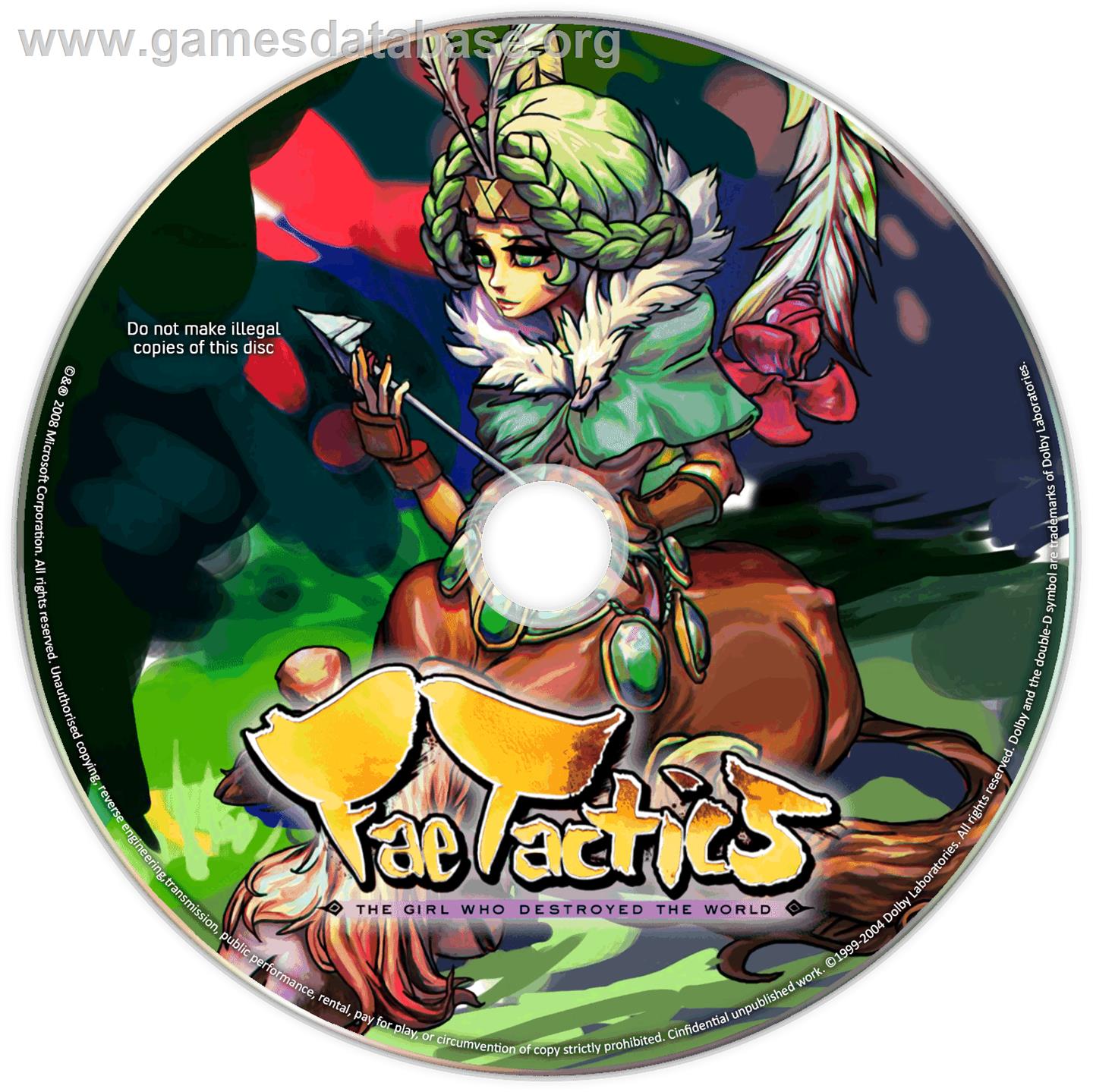 Fae Tactics - Microsoft Windows - Artwork - Cartridge