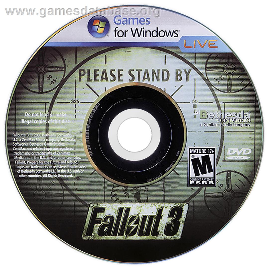 Fallout 3 - Microsoft Windows - Artwork - Cartridge