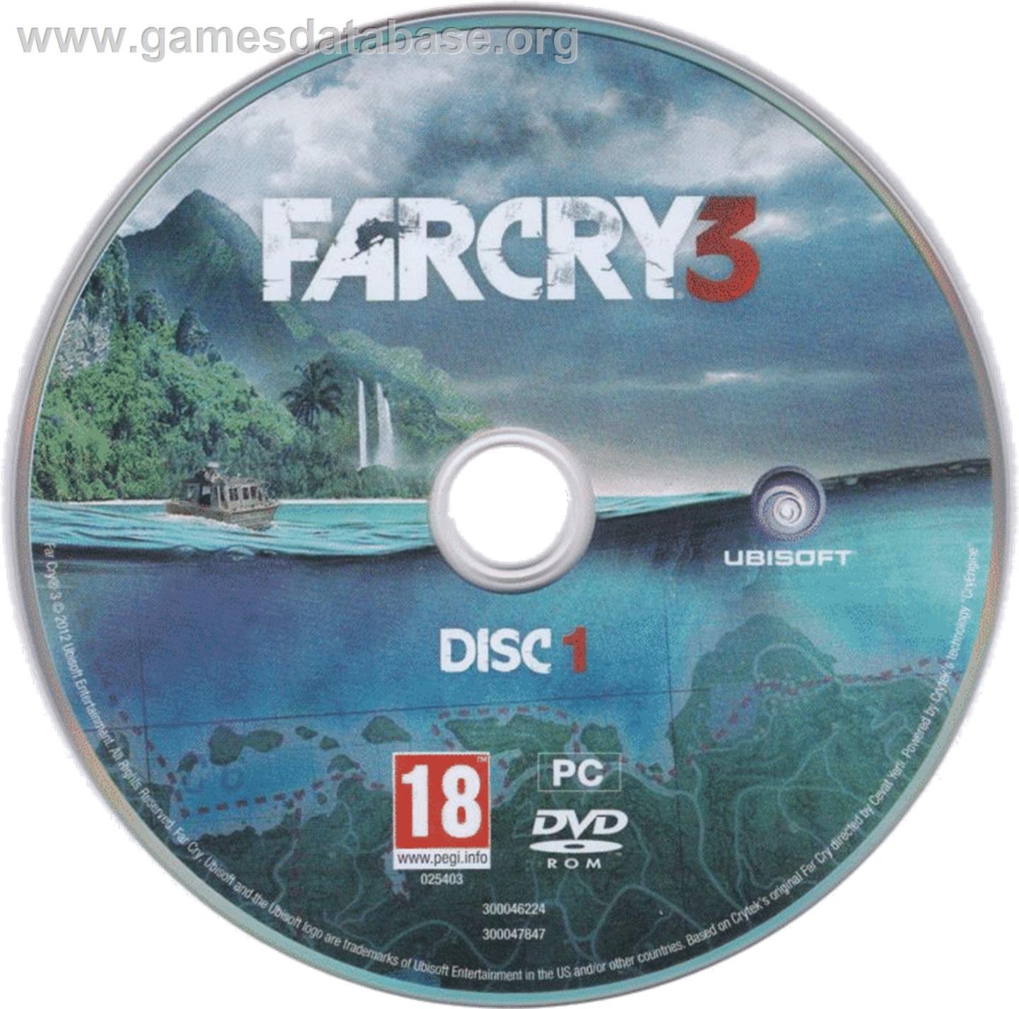 Far Cry 3 - Microsoft Windows - Artwork - Cartridge
