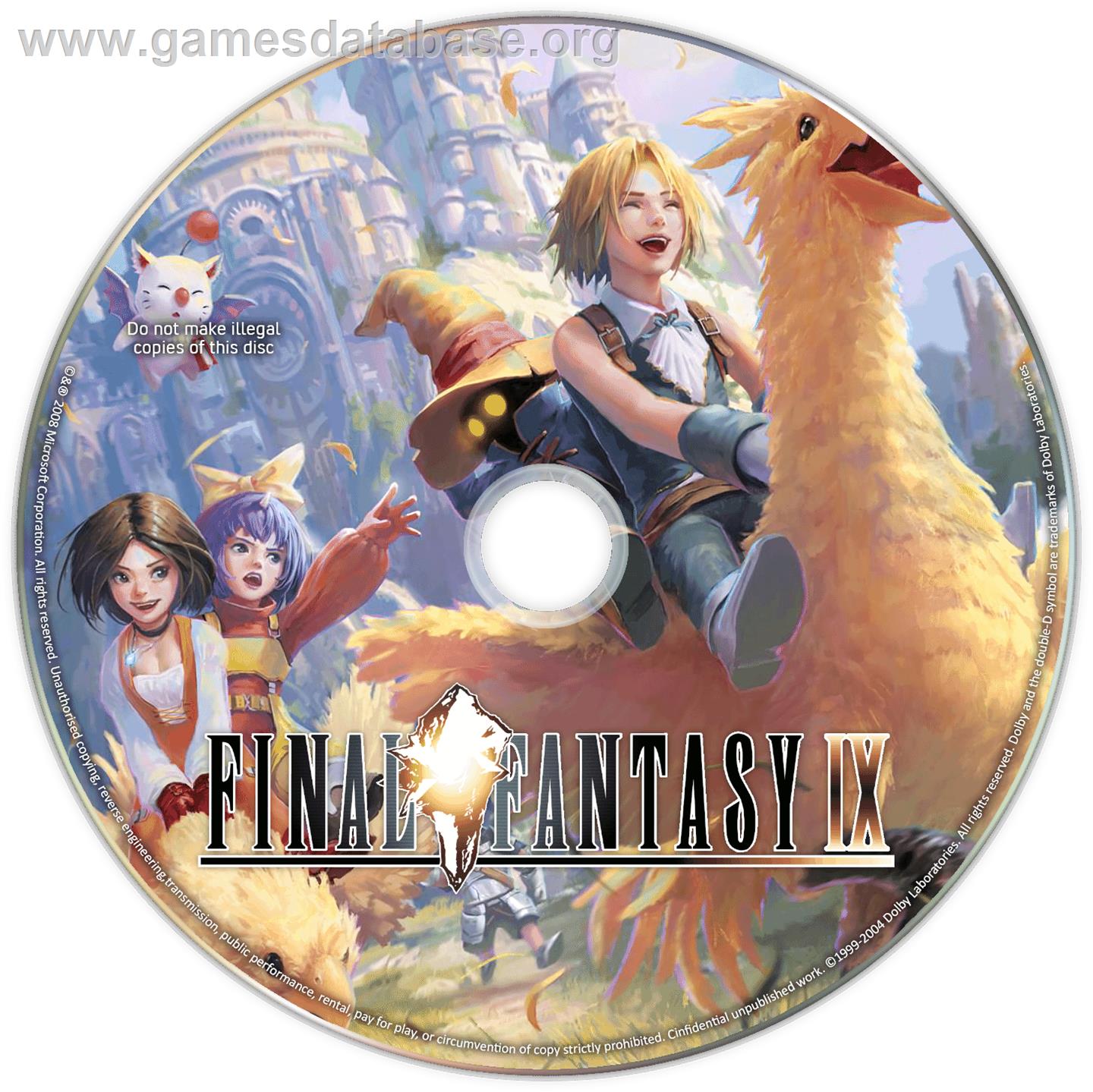 Final Fantasy 9 - Microsoft Windows - Artwork - Cartridge