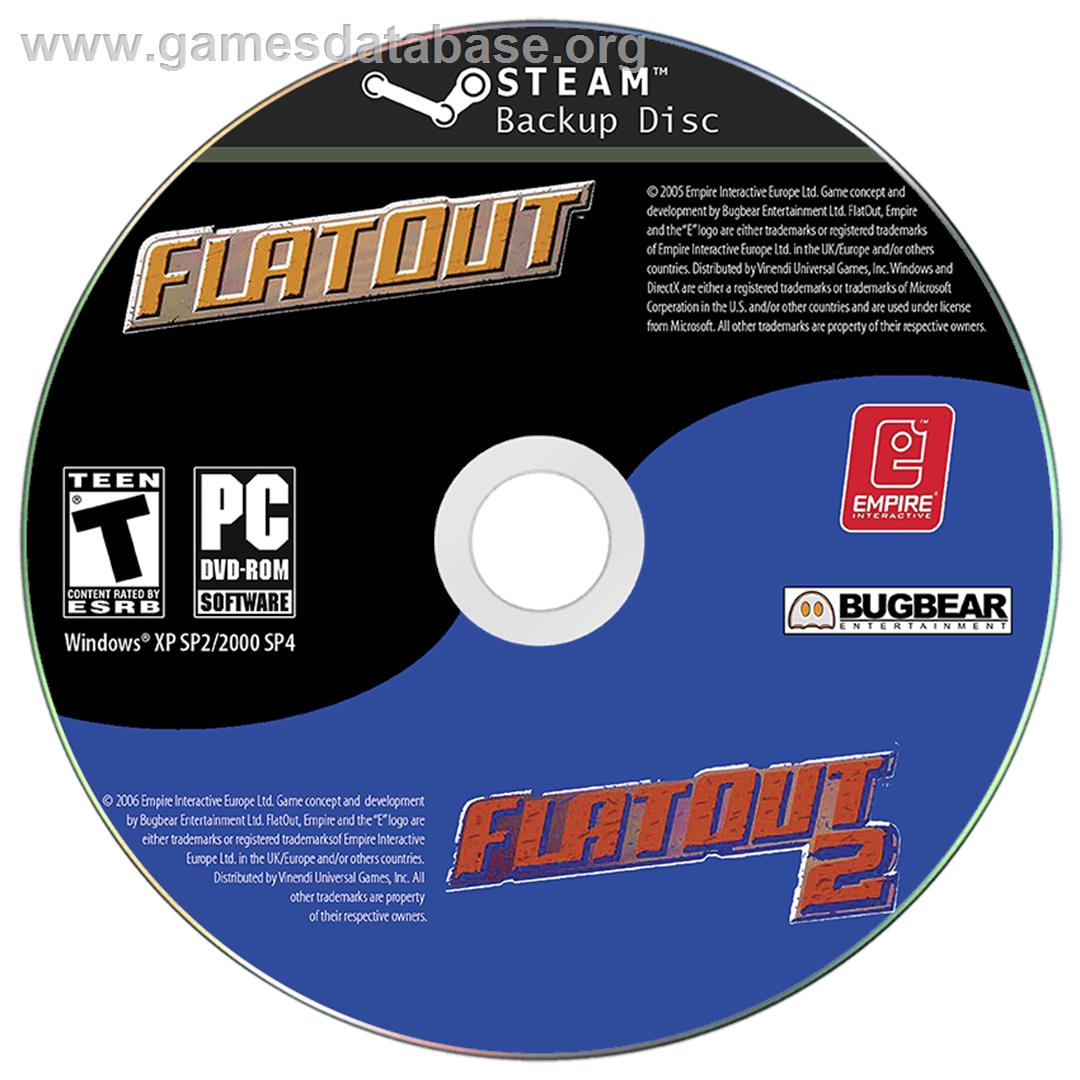 FlatOut 2 - Microsoft Windows - Artwork - Cartridge