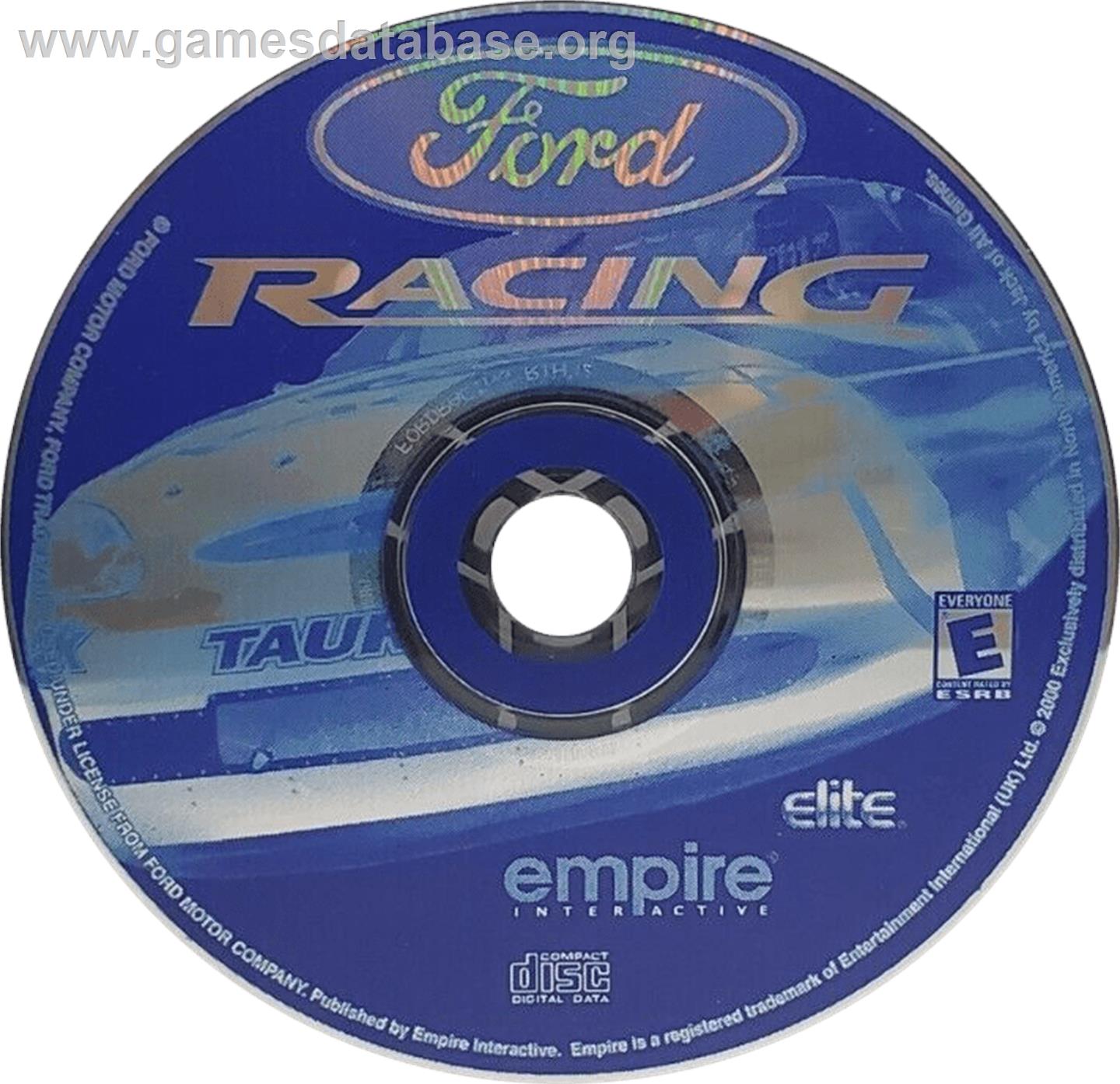 Ford Racing - Microsoft Windows - Artwork - Cartridge