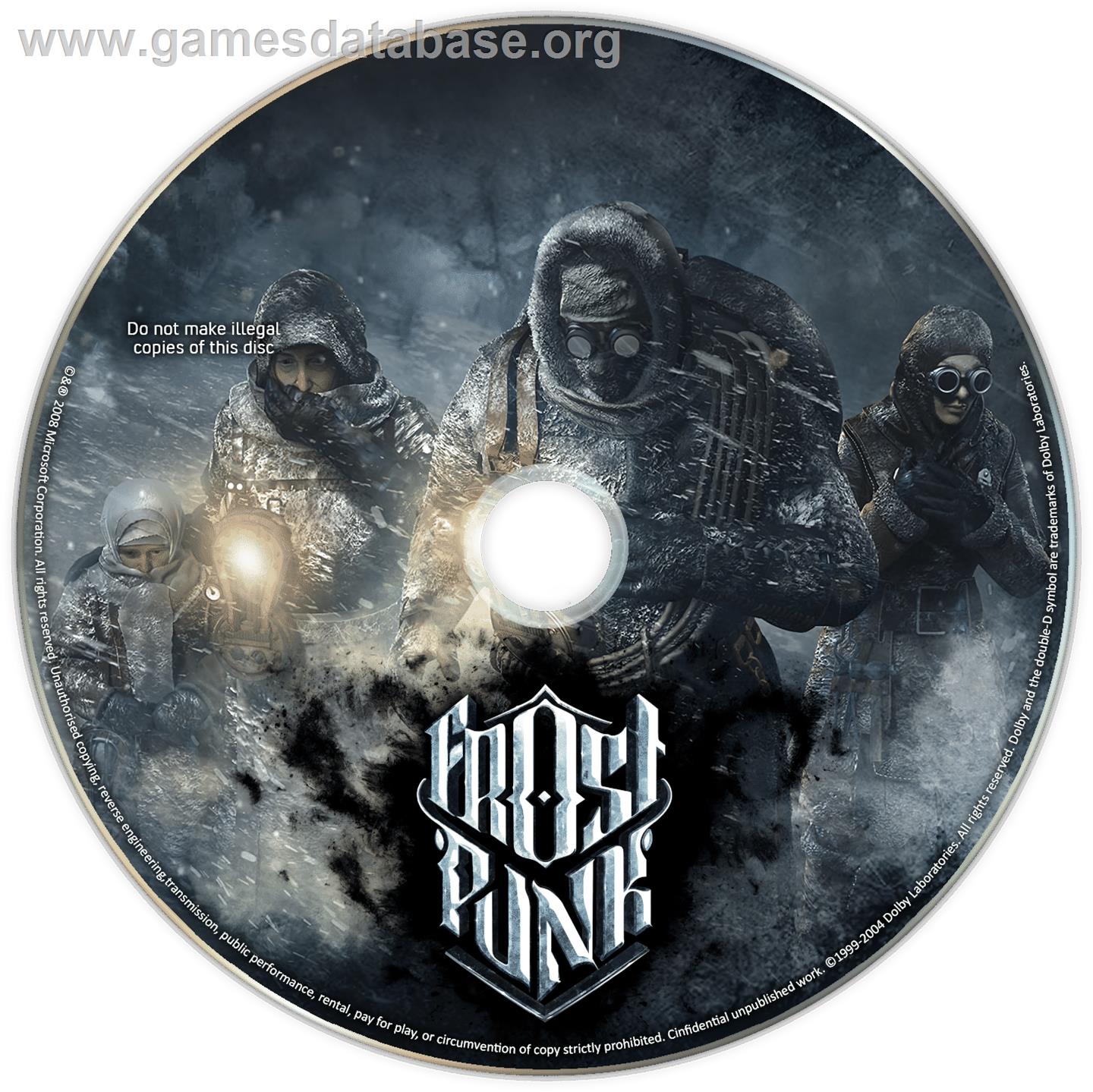 Frostpunk - Microsoft Windows - Artwork - Cartridge