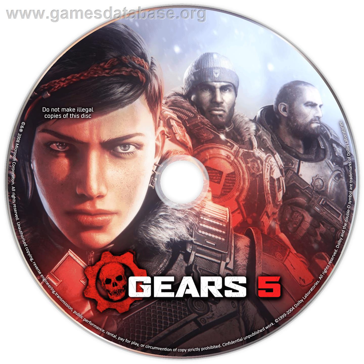 Gears 5 - Microsoft Windows - Artwork - Cartridge