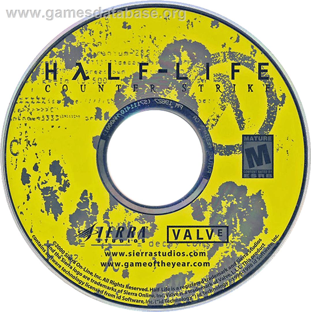 Half-Life - Counter-Strike - Microsoft Windows - Artwork - Cartridge