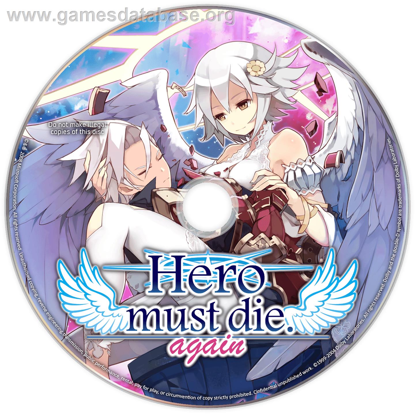 Hero must die. again - Microsoft Windows - Artwork - Cartridge