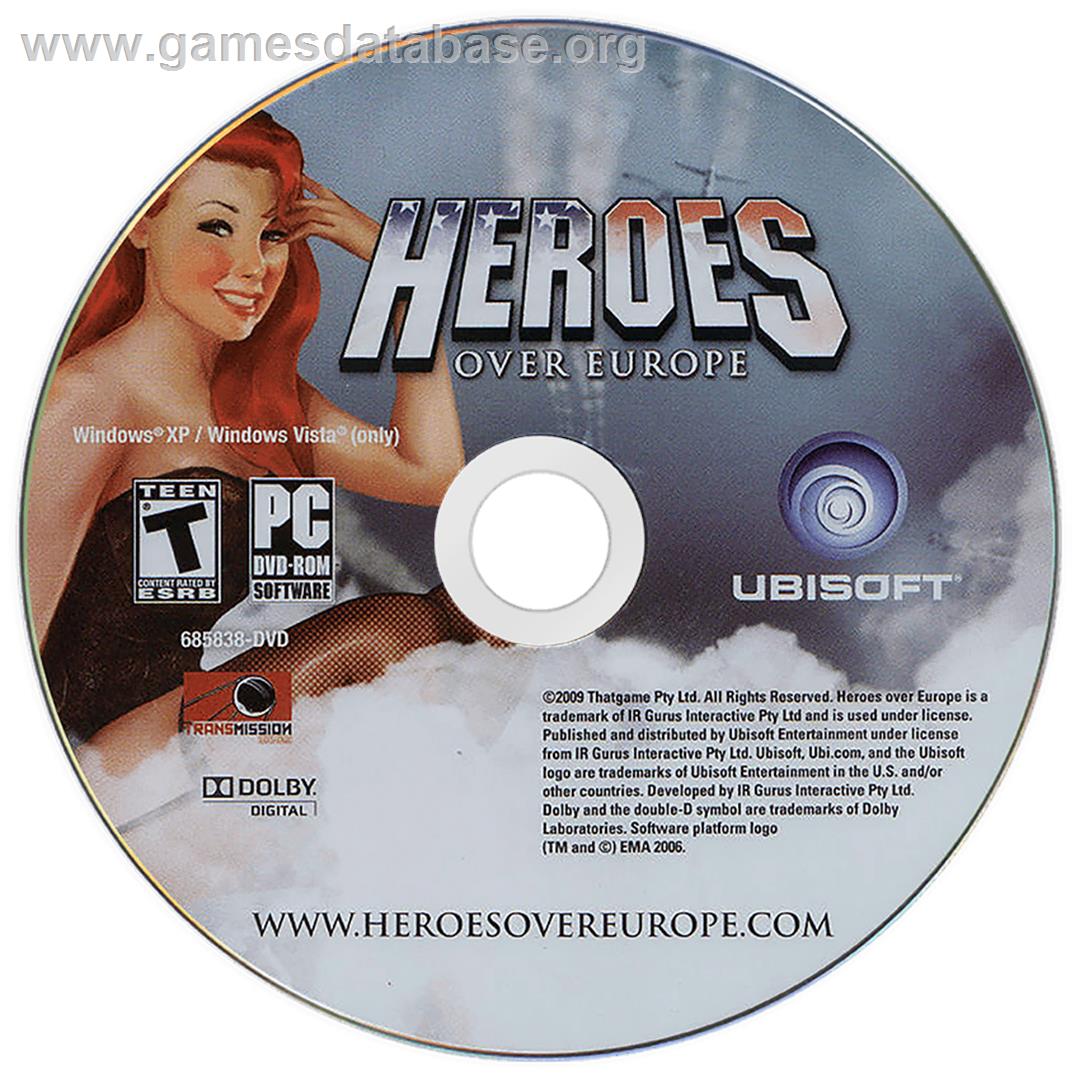 Heroes Over Europe - Microsoft Windows - Artwork - Cartridge