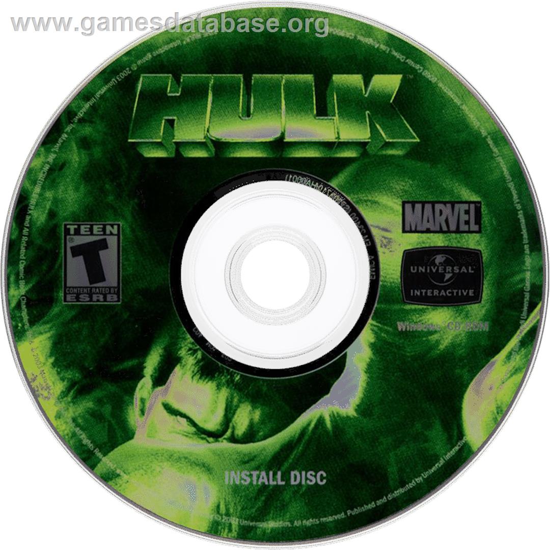 Hulk - Microsoft Windows - Artwork - Cartridge