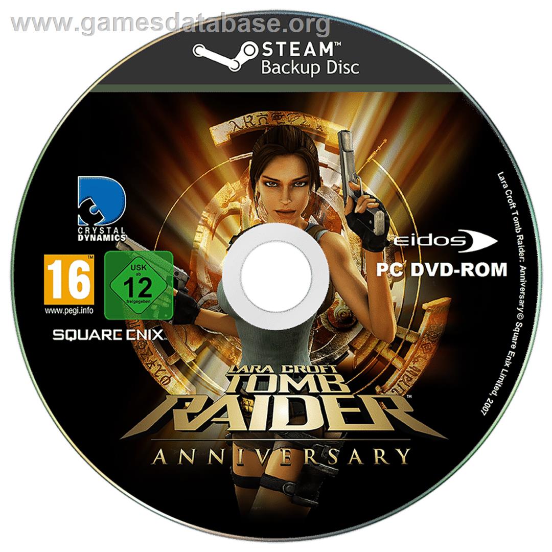 Lara Croft - Tomb Raider - Anniversary - Microsoft Windows - Artwork - Cartridge
