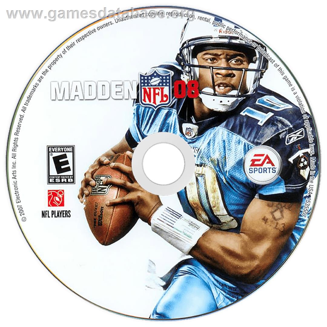 Madden NFL 08 - Microsoft Windows - Artwork - Cartridge