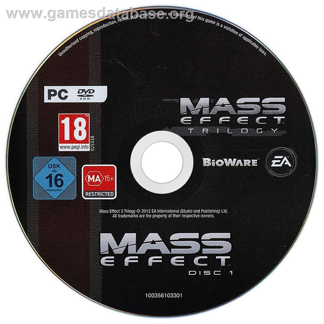 Mass Effect Trilogy - Microsoft Windows - Artwork - Cartridge