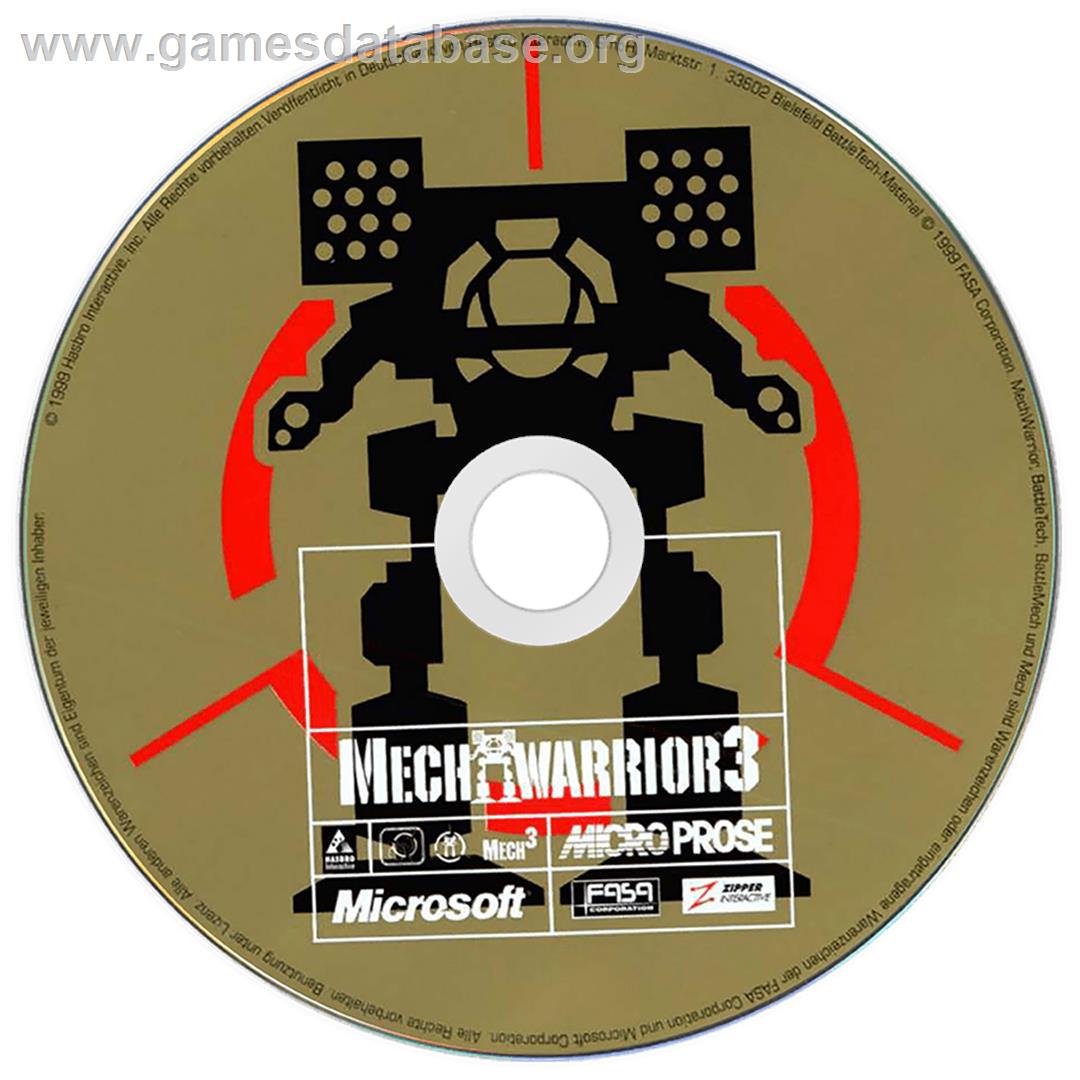 MechWarrior 3 - Microsoft Windows - Artwork - Cartridge
