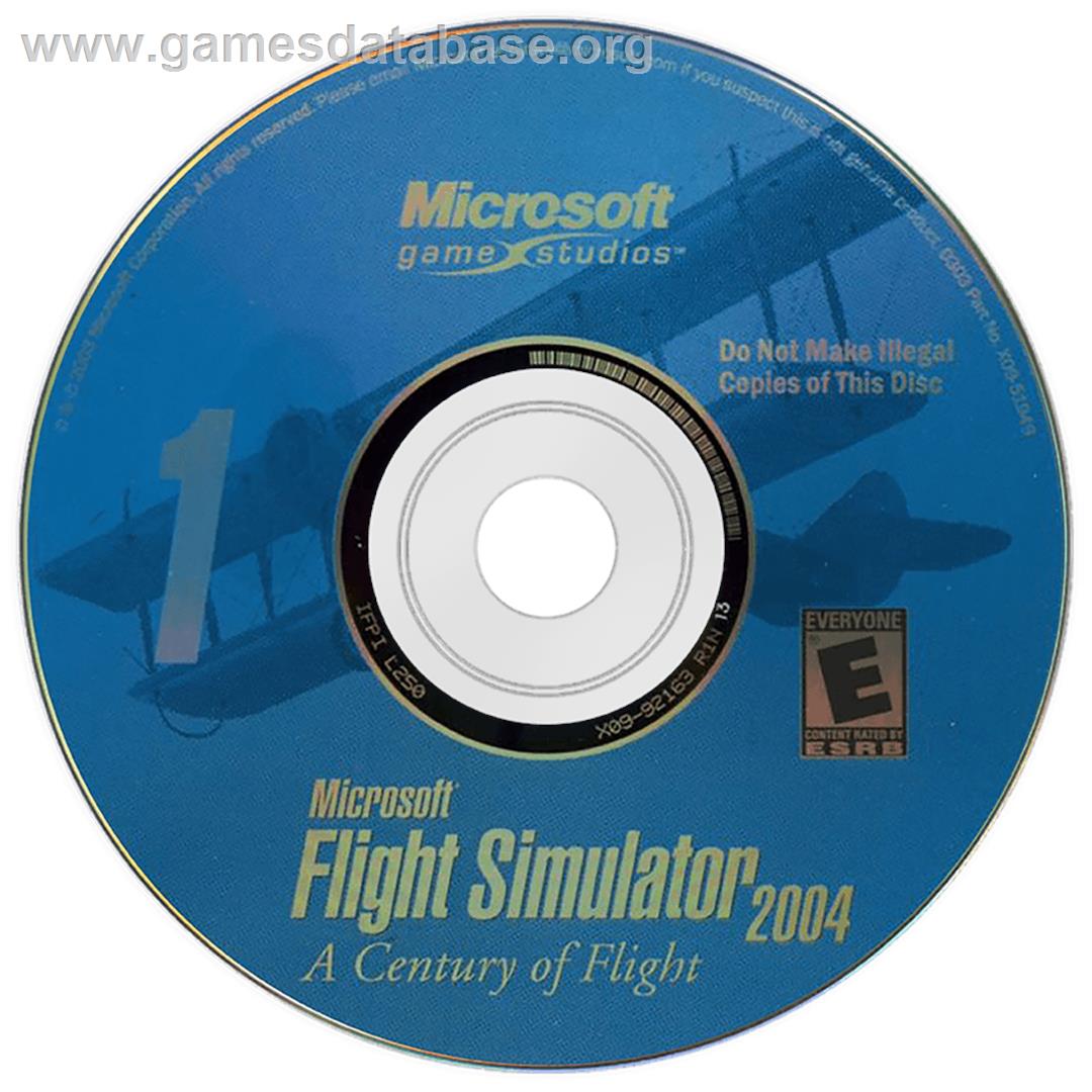 Microsoft Flight Simulator 2004 - A Century of Flight - Microsoft Windows - Artwork - Cartridge