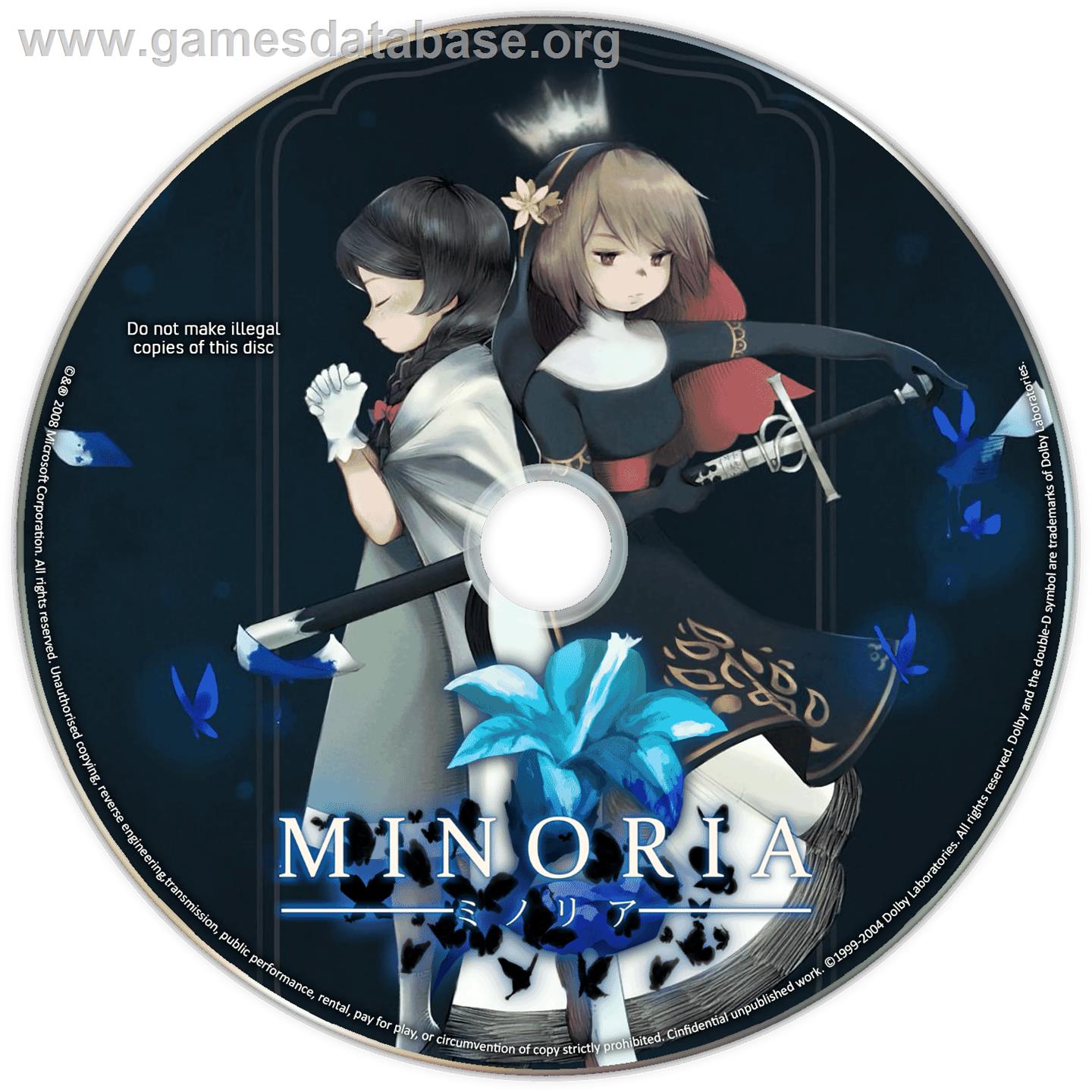 Minoria - Microsoft Windows - Artwork - Cartridge