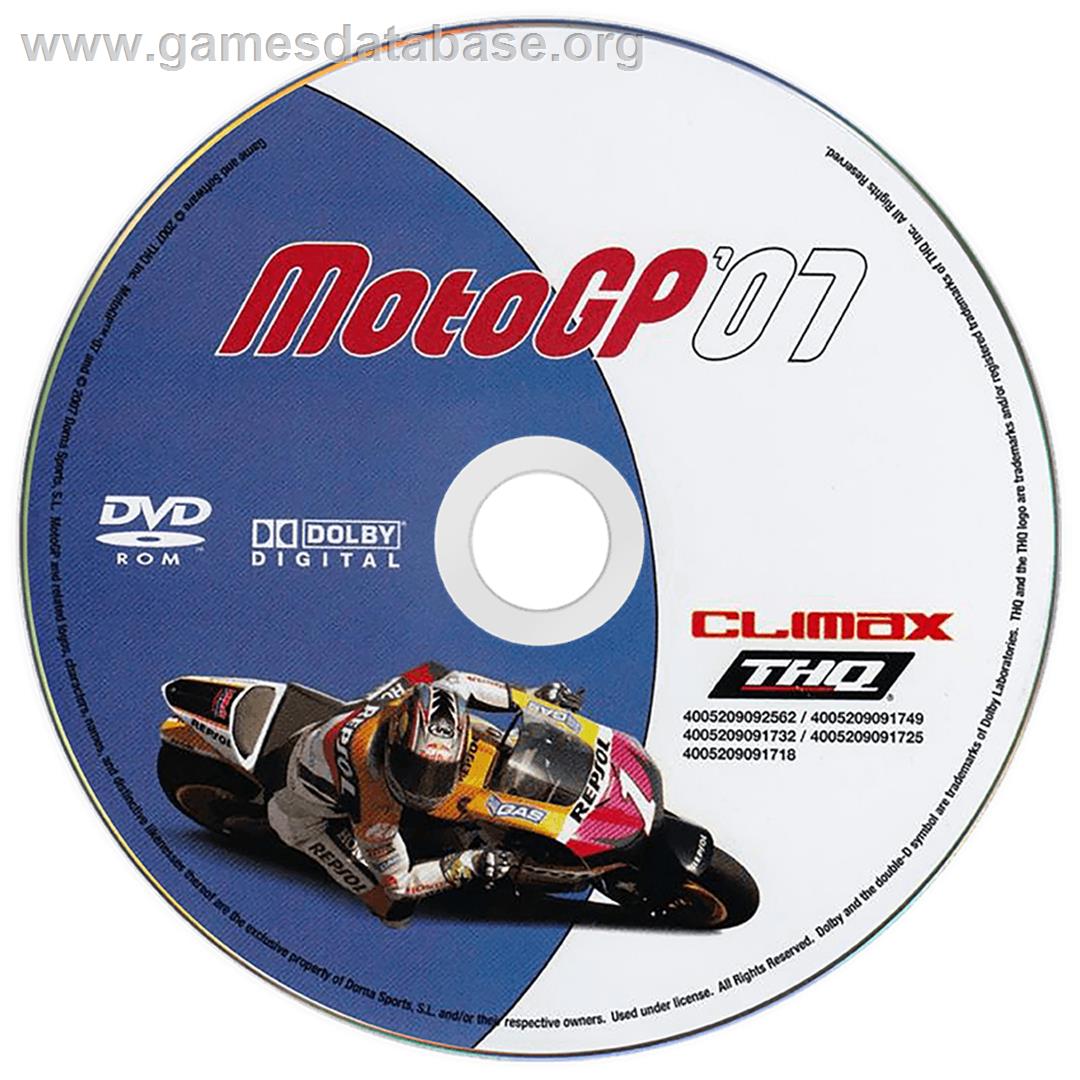 MotoGP '07 - Microsoft Windows - Artwork - Cartridge