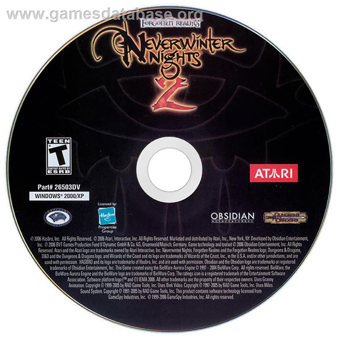 Neverwinter Nights 2 - Microsoft Windows - Artwork - Cartridge