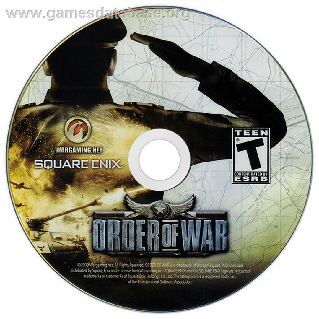 Order of War - Microsoft Windows - Artwork - Cartridge