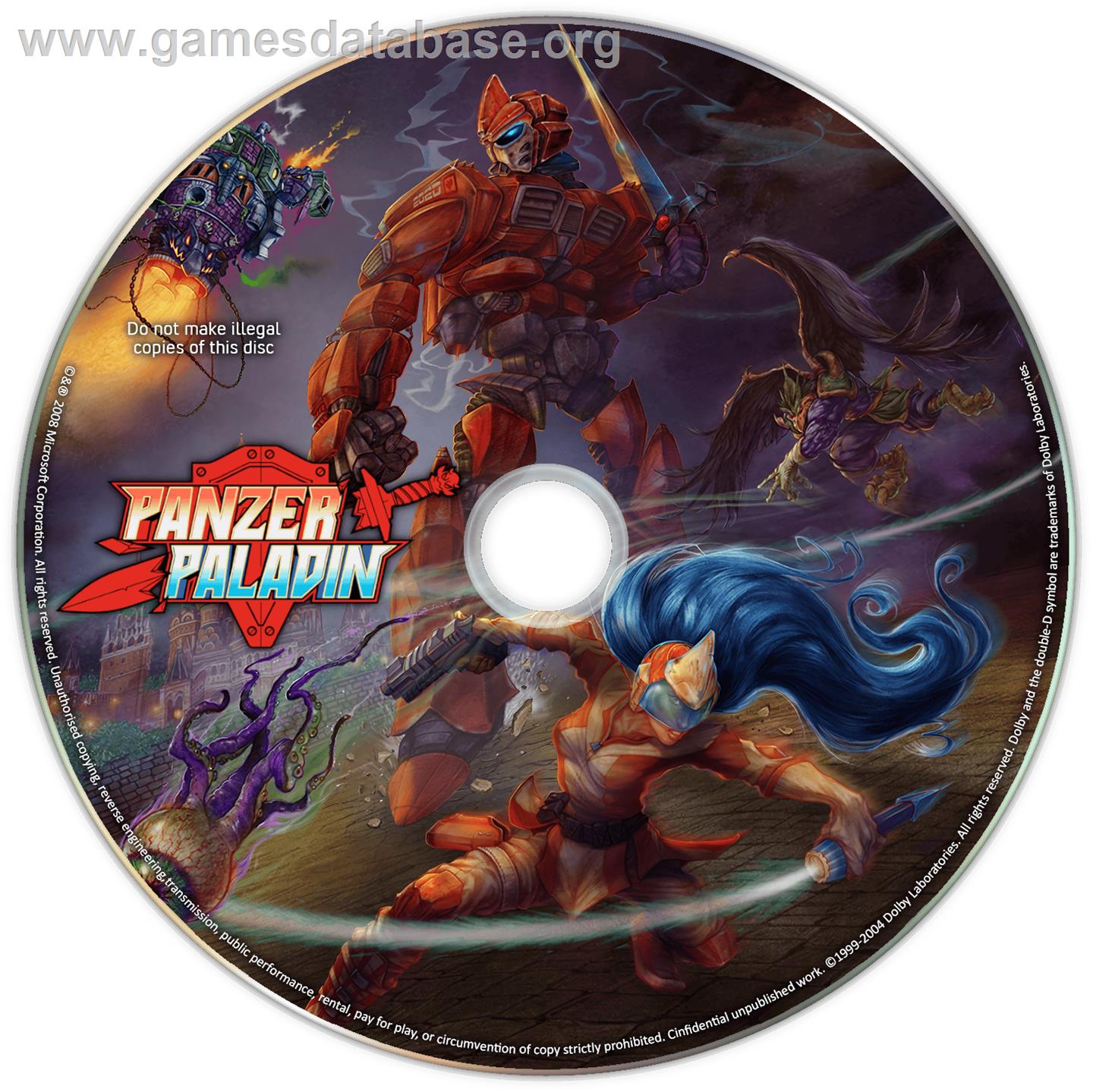 Panzer Paladin - Microsoft Windows - Artwork - Cartridge