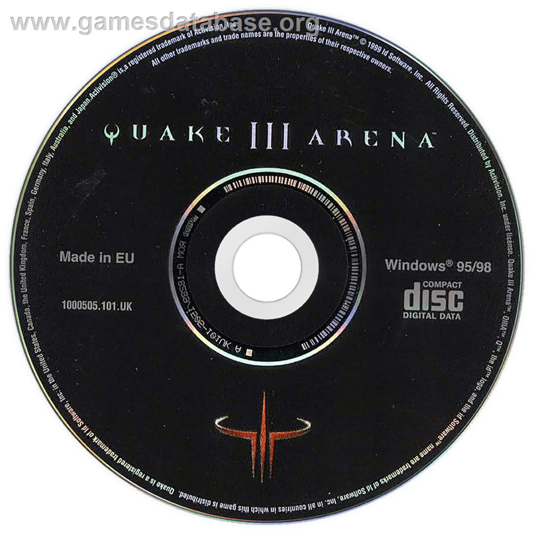 Quake III Arena - Microsoft Windows - Artwork - Cartridge
