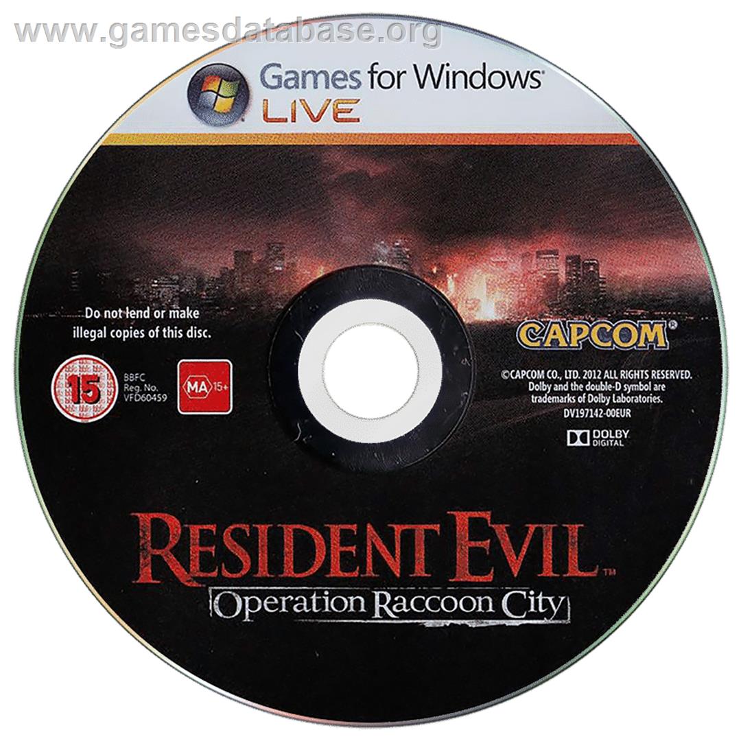 Resident Evil - Operation Raccoon City - Microsoft Windows - Artwork - Cartridge